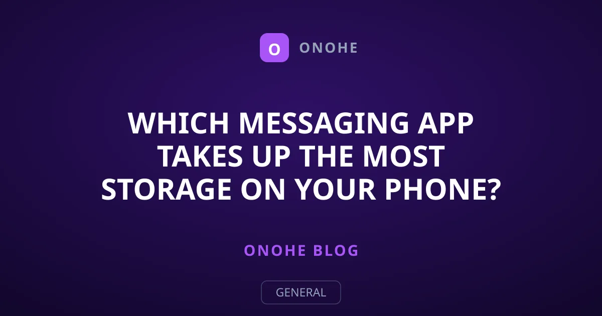 Which Messaging App Takes Up the Most Storage on Your Phone?